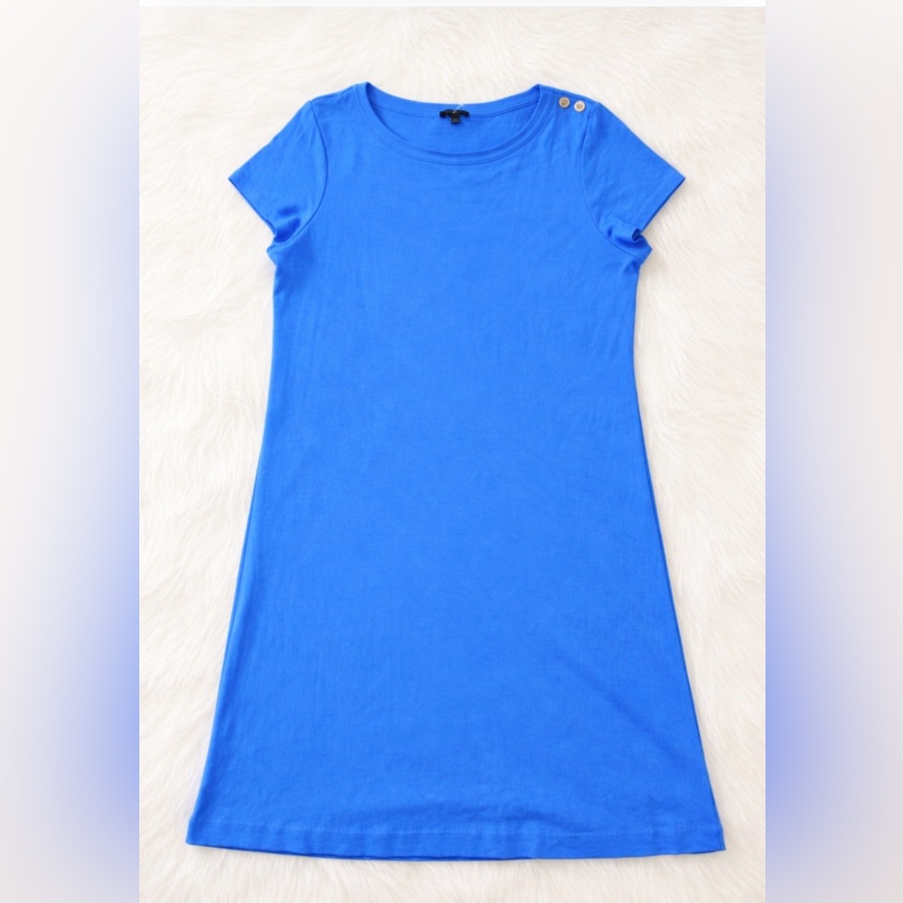 Talbots Vibrant Blue Knit Dress Size~LP